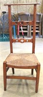 Antique Rattan Seat Valet Chair