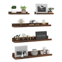 Giftgarden 24 Inch Wall Mounted Floating Shelves S