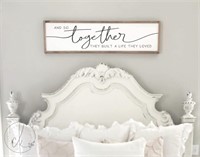 Loving family bedroom wall art framed