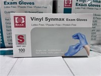 BOXES VINYL SYNMAX EXAM GLOVES - SMALL (1000 PER B