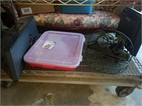 Estate lot of Car Speakers, Christmas Decor, Etc