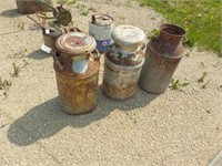 3 Milk cans