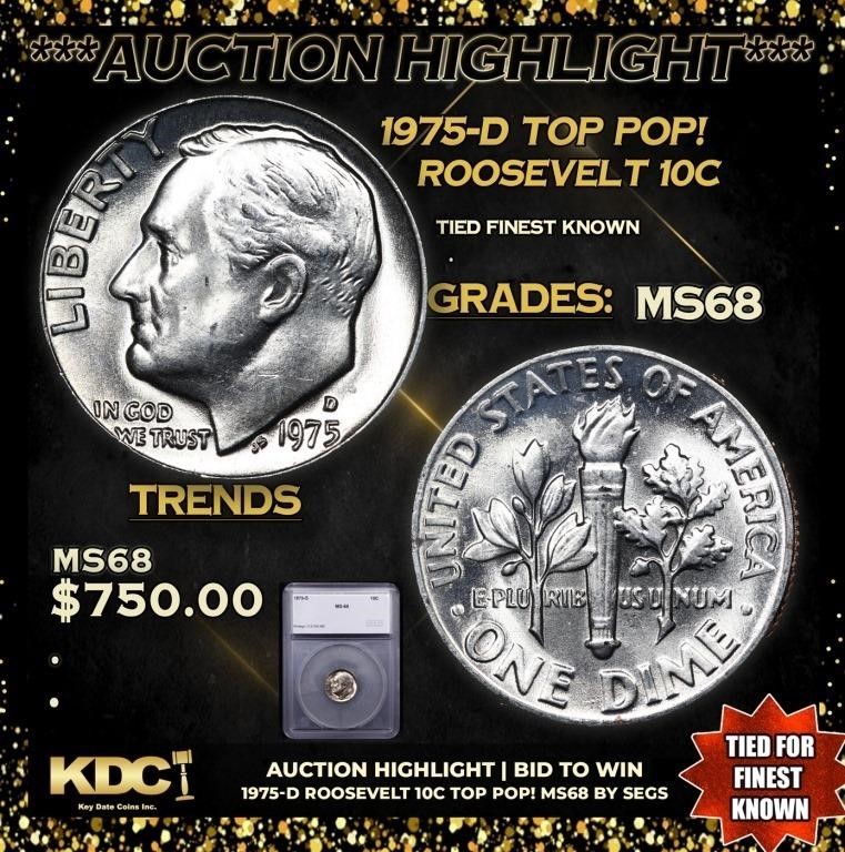***Auction Highlight*** 1975-d Roosevelt Dime TOP