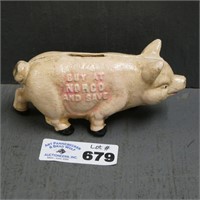 Norco Foundry, Pottstown PA Cast Iron Pig Bank