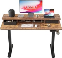 BANTI 48x24 Inch Electric Standing Desk with Doub