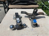 PAIR OF TRAILER HITCHES