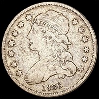 1836 Capped Bust Quarter NICELY CIRCULATED