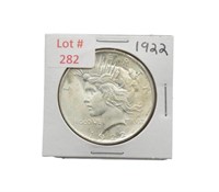 1922 Peace Silver Dollar