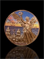 2024 Mexico Mint .999% Copper Colored Coin