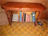 Side Table - 33" wide, Does not include Books