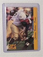 JEROME BETTIS SIGNED ROOKIE CARD WITH COA