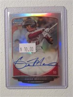 2013 BOWMAN CHROME OSCAR MERCADO AUTO