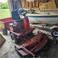 Steiner 4 wheel Driver Mower ,Hydraulic  Dump bed