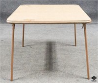 Metal Card Table