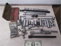 Large Ratchet & Socket Lot - Craftsman & More