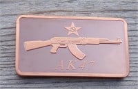 1oz Copper Art Bar Rifle