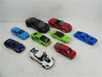 Lot of Medium Sized Toy Sports Cars