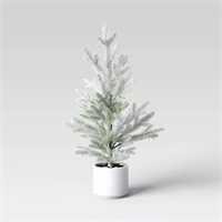 30" Flocked Artificial Christmas Tree - Threshold™