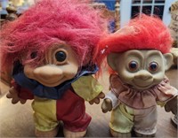 Two 1980s Troll Dolls