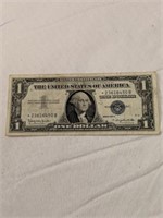 1957B Star/ Replacement One Dollar Silver Cert.