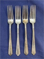Silver plate forks inlaid Holmes and Edwards