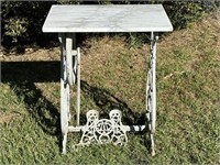 Machine Base Marble Top Table