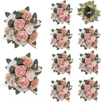 Dusty Pink Rose Centerpieces 10 Pack