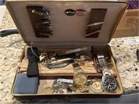 Lot of Watches, Cuff Links, Knives and More