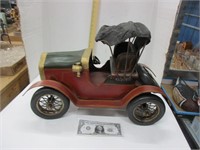 Wooden vintage car decor