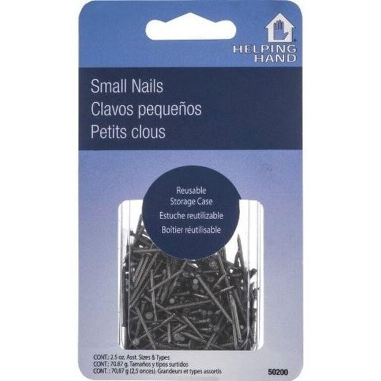 (3) Helping Hand Assorted Nails, 70g, Model: