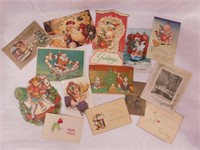 Antique vintage Christmas postcards & greeting