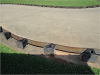 STEEL SAFETY BARRIER AROUND GO-KART TRACK