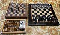 Lot of Gameboards & Chess Pieces