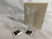 NEW IN BOX PAIR OF MIKASA 2.5" CANDLE HOLDERS