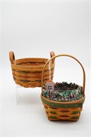 (2) Longaberger Baskets (1) 1999 Small Easter