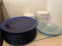 Grouping of Assorted Plates