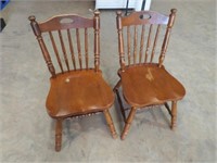 2-Wood Chairs