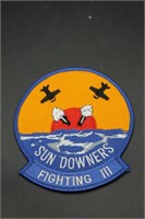 Air Force Military Patch -Sun Downers Fighting III