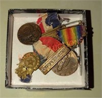 Vintage mitlitary pins