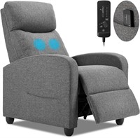 Smug Recliner Chair  Small  Grey  Adjustable.
