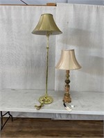 Brass Floor Lamp, Decorative Table Lamp
