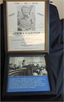PRES. JIMMY CARTER & FIRST LADY AUTOGRAPH PRINTS