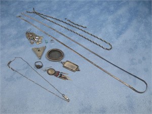 Assorted Sterling Silver Scrap Jewelry