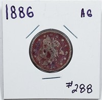 1886  Liberty Nickel   AG