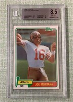1981 Joe Montana Graded Rookie Card #216