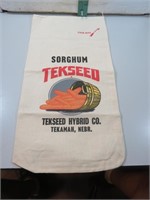 Vintage Tekseed Tekamah Nebr Linen Sorghum Sack