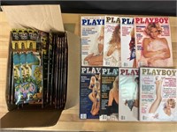 Playboy incense sticks and magazines