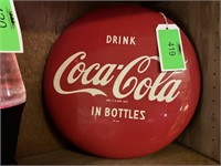 16 inch Coca-Cola button sign