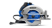 1 LOT, 2 PIECES, 1 Kobalt 15-Amp 7-1/4-in Corded