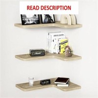 Typro Corner Floating Shelves  Set of 2. See photo